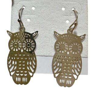 1990 Owl Dangle Earrings.. Excellent Condition!!